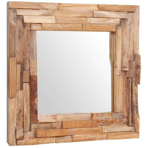Ukrasno Ogledalo od Tikovine 60x60 cm Kvadratno slika 55
