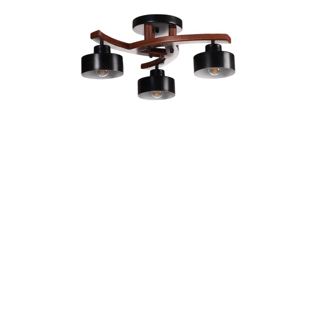 Opviq Luster 993, crna, orah slika 2