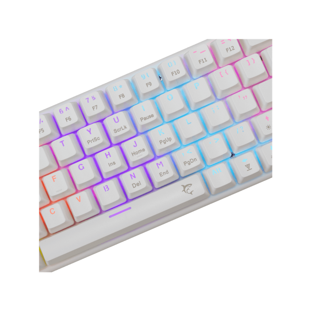 WHITE SHARK Tastatura GK-002211V2 WAKIZASHI-2 / bijela, US-RED.SW slika 3