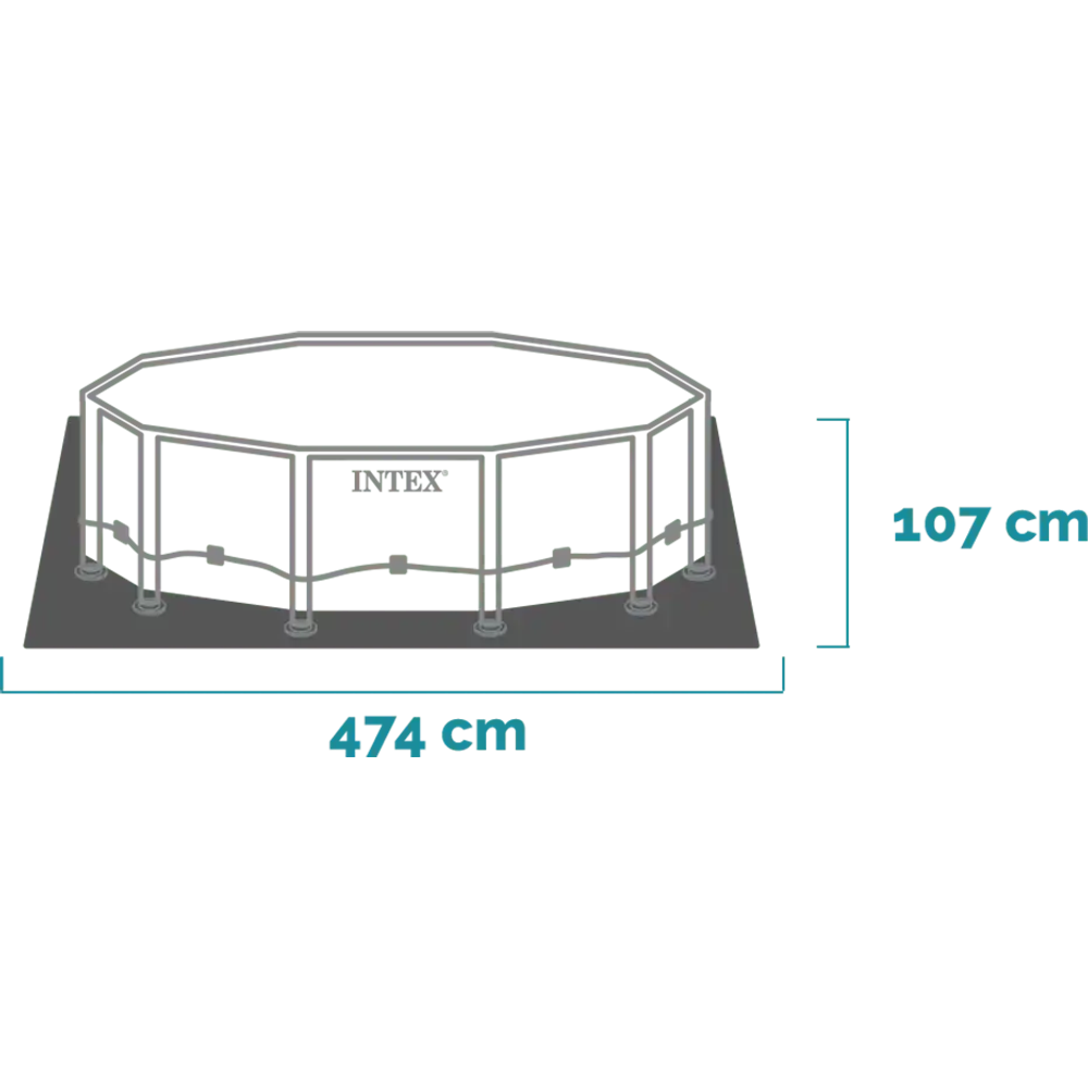 Intex bazen sa metalnim okvirom Prism Frame 457 x 107 cm,  26724NP slika 10