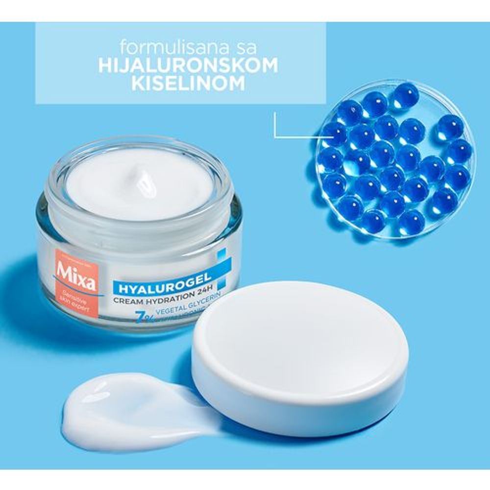 Mixa Hyalurogel Krema za lice 50ml slika 3