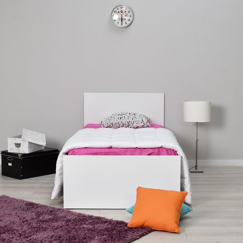 KRY-090-BB-2 White Single Bedstead slika 2