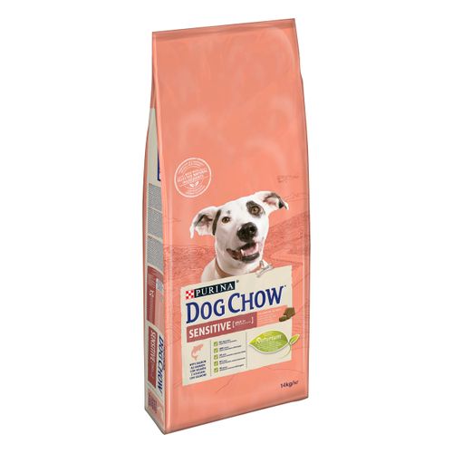 DOG CHOW Adult Sensitive, potpuna hrana za kućne ljubimce, za odrasle pse s osjetljivom kožom, dlakom i probavom, 14 kg slika 2