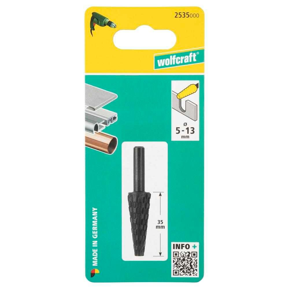 Wolfcraft Turpija Konusna Za Metal fi 5-13x35/60 mm Prihvat 6,35 mm - 2535000 slika 3