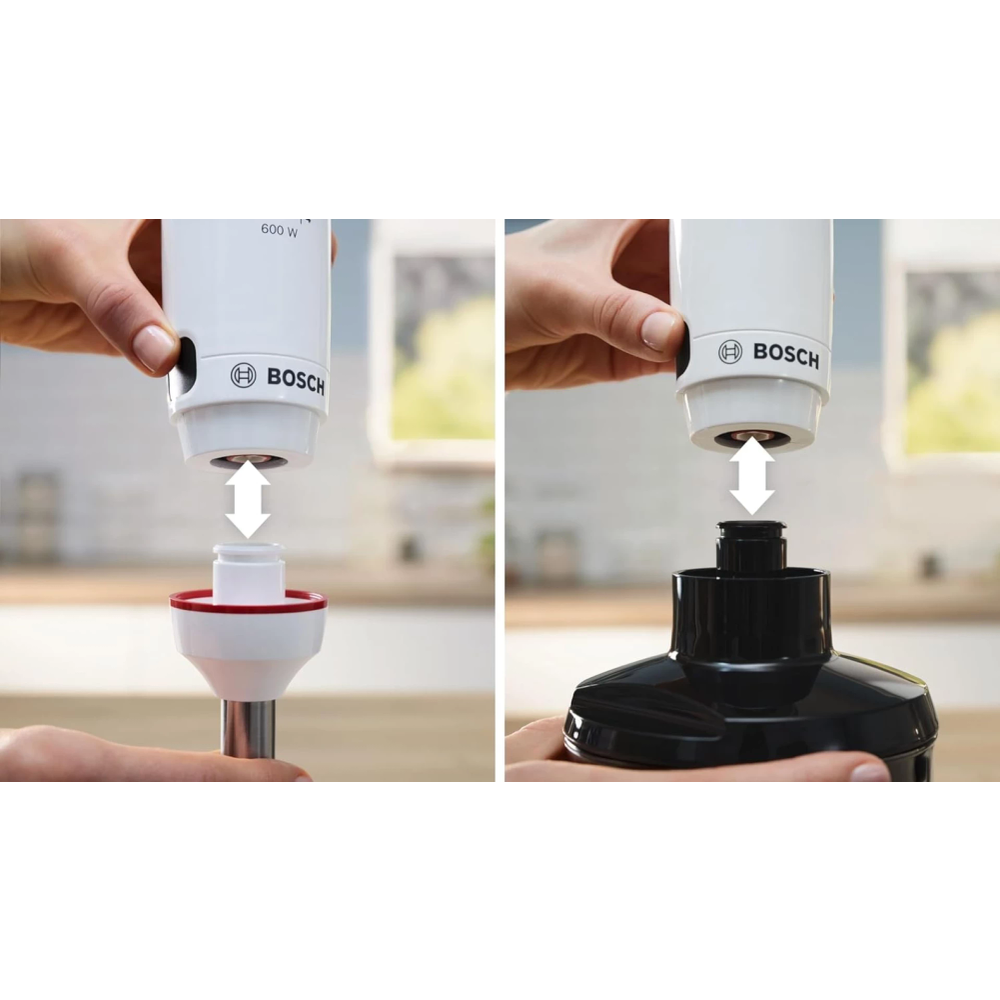 BOSCH štapni mikser Serie 4|,600W BIJELA, Mjerna posuda+ Sjeckalica, slika 2