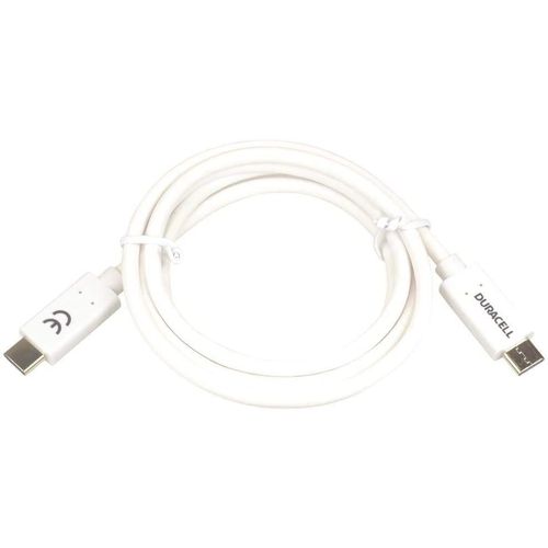 Duracell Kabel – USB-C to USB-C 1m - White slika 2