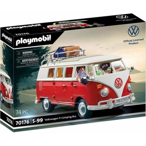 Set za Igru Vozila Playmobil 70176 Volkswagen T1 Bus Crvena slika 1