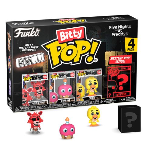 Blister 4 figure Bitty POP Five Nights at Freddy's Foxy slika 1