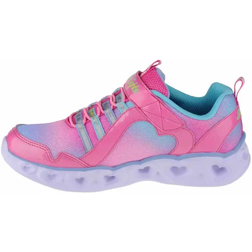 Skechers heart lights-rainbow lux dječje tenisice 302308l-pkmt slika 15