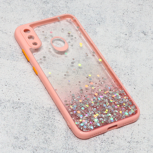 Torbica Frame Glitter za Huawei Y7 2019/Y7 Prime 2019 roze slika 1