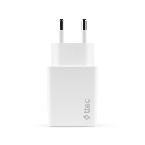 Ttec Zidni Punjač - SmartCharger PD / QC 20W - White slika 5