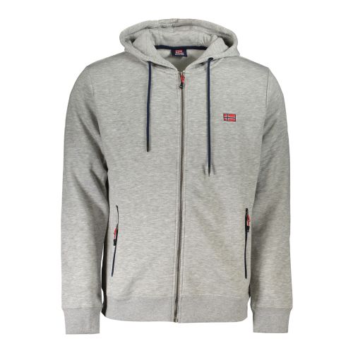 NORWAY 1963 MEN'S ZIP-UP SWEATSHIRT GREY slika 1