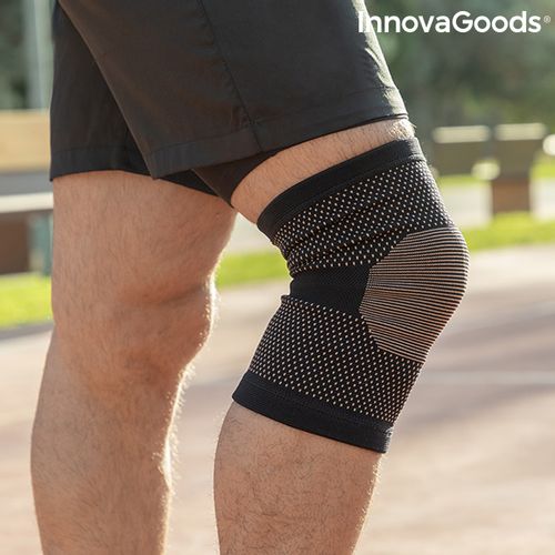 InnovaGoods Kneecare steznik za koljeno s nitima od bakra i bambusovog ugljena  slika 5