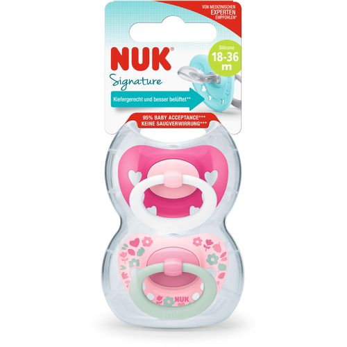 NUK duda varalica - silikon Signature (18-36 m), 2 kom multicolor 10739679 slika 2