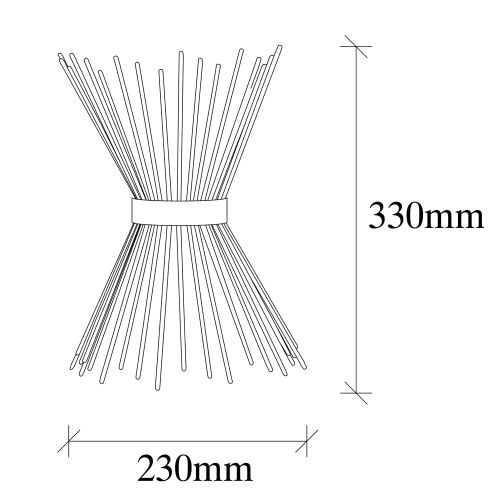 Bakarna zidna lampa GMN-000010 slika 7