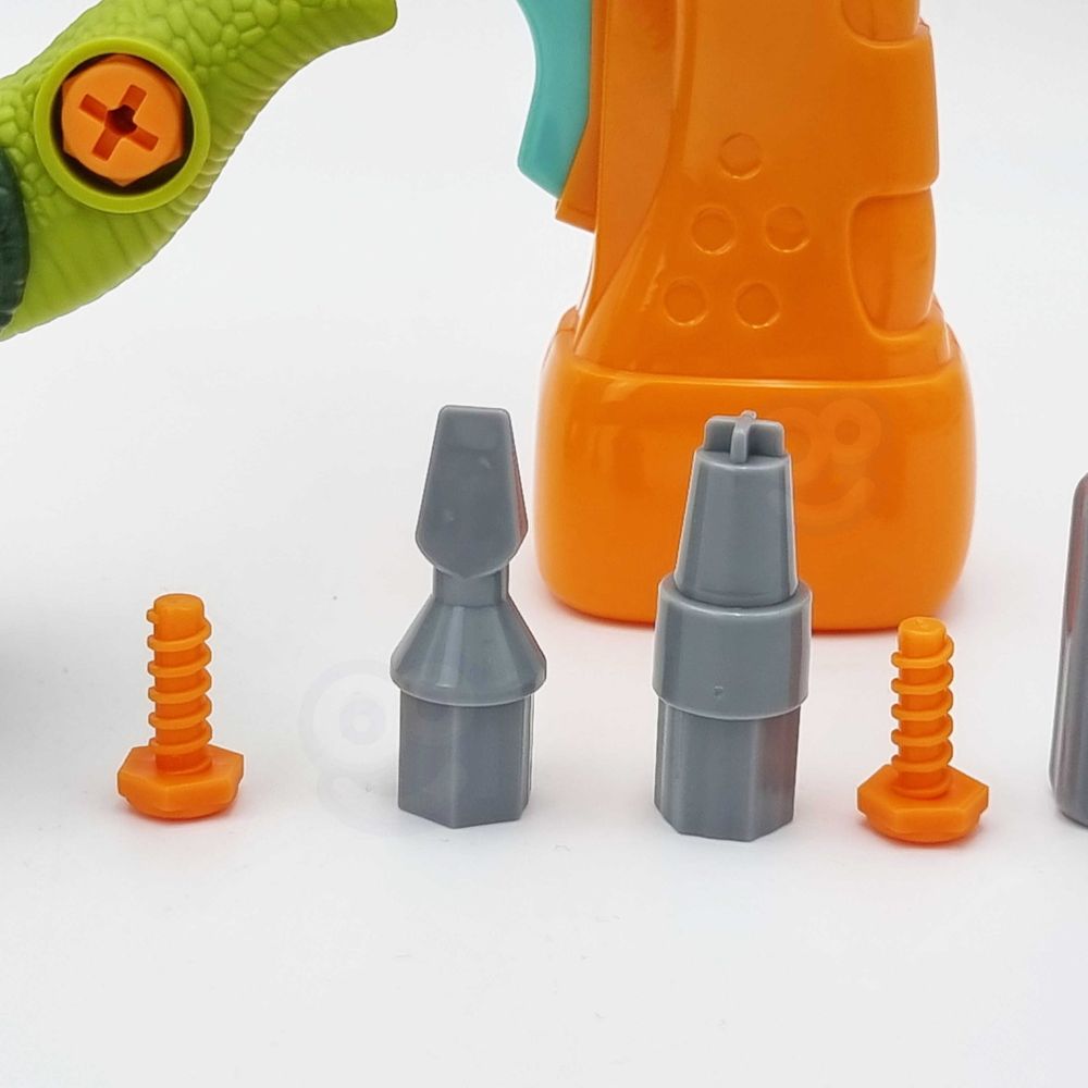 Woopie set za okretnu konstrukciju dinosaura + bušilica 31 kom. slika 6