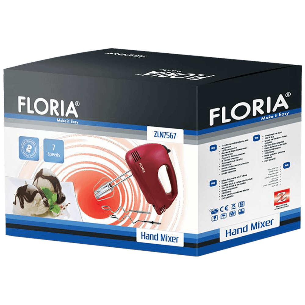 Floria Mikser ručni, 7 brzina, 100 W - ZLN7567 slika 2