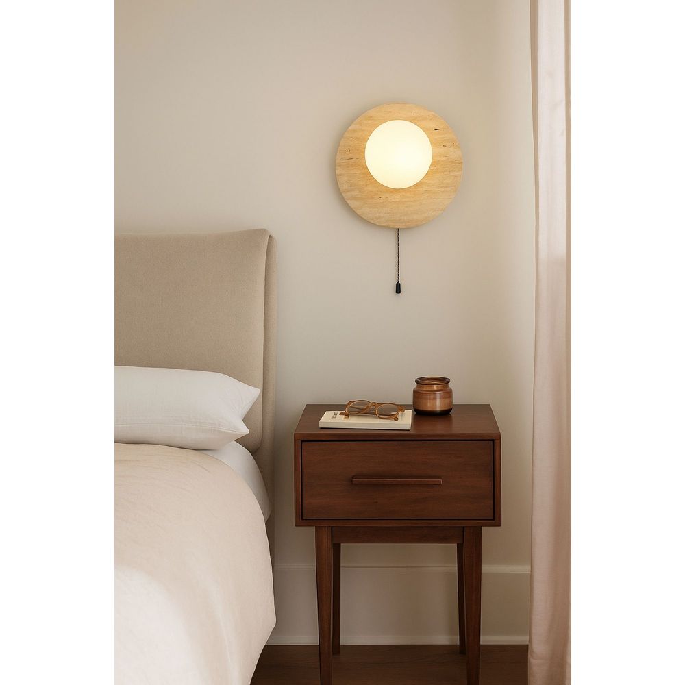 Zidna Lampa Tor-Look-B, boje: Bež, Bijela slika 2