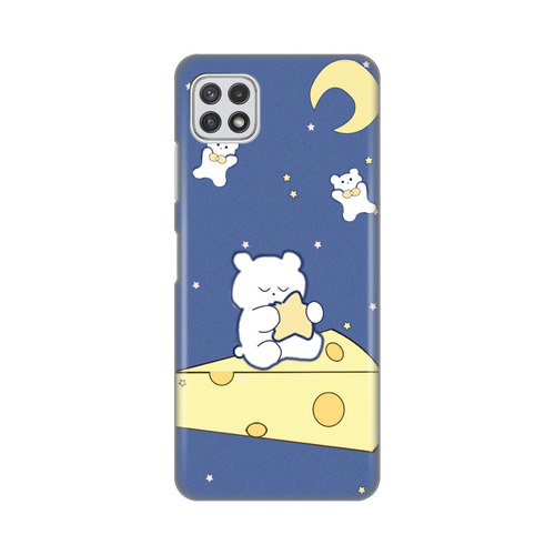 Torbica Silikonska Print za Samsung A22 5G Dreamy Bear slika 1