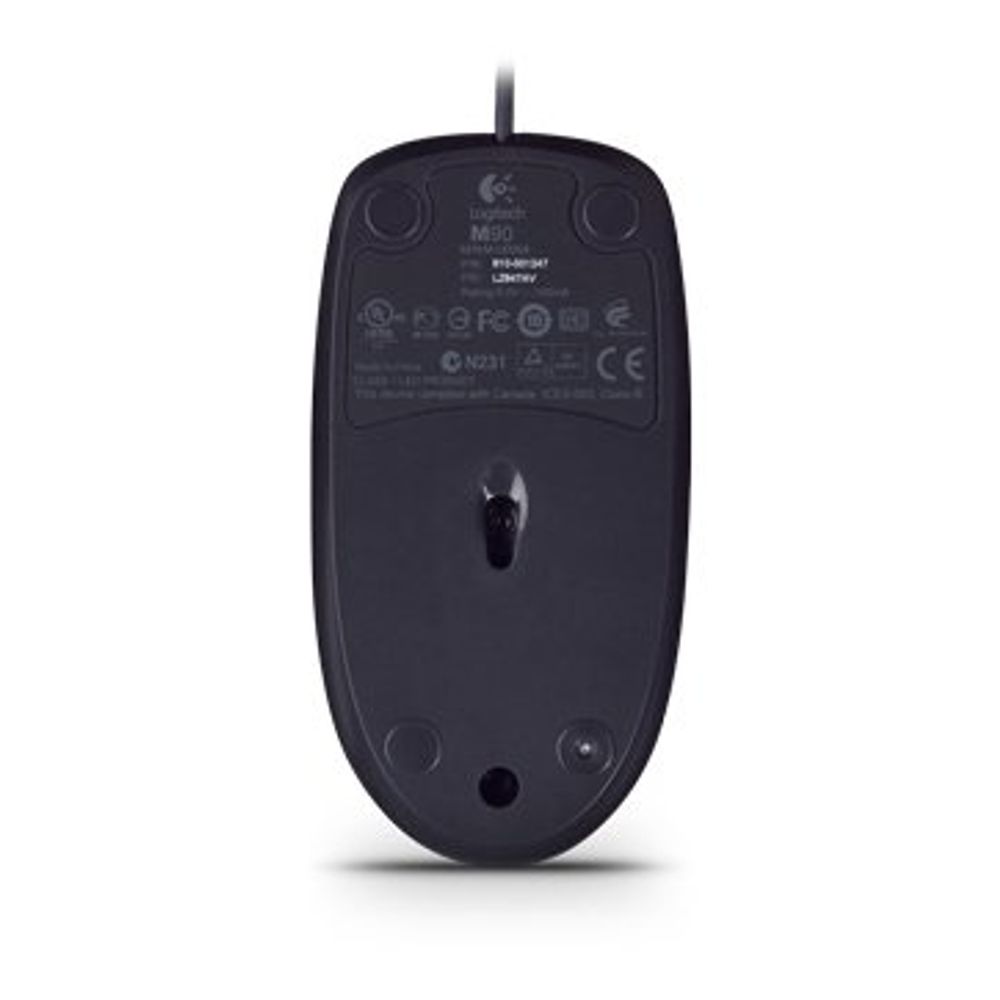 LOGITECH M90 Žični Miš, Sivi - EWR2 slika 4