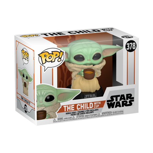 Funko Pop Star Wars: Mandalorian - The Child W/ Cup slika 2