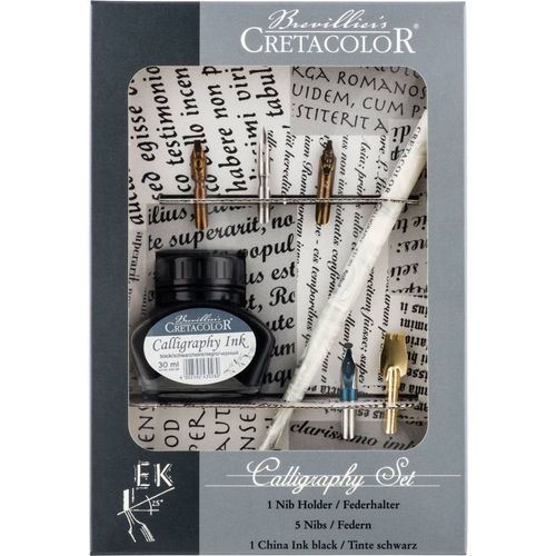 CRETACOLOR Umjetnički set za kaligrafiju 7 kom (držač, tinta, pera ) 431 20 slika 5