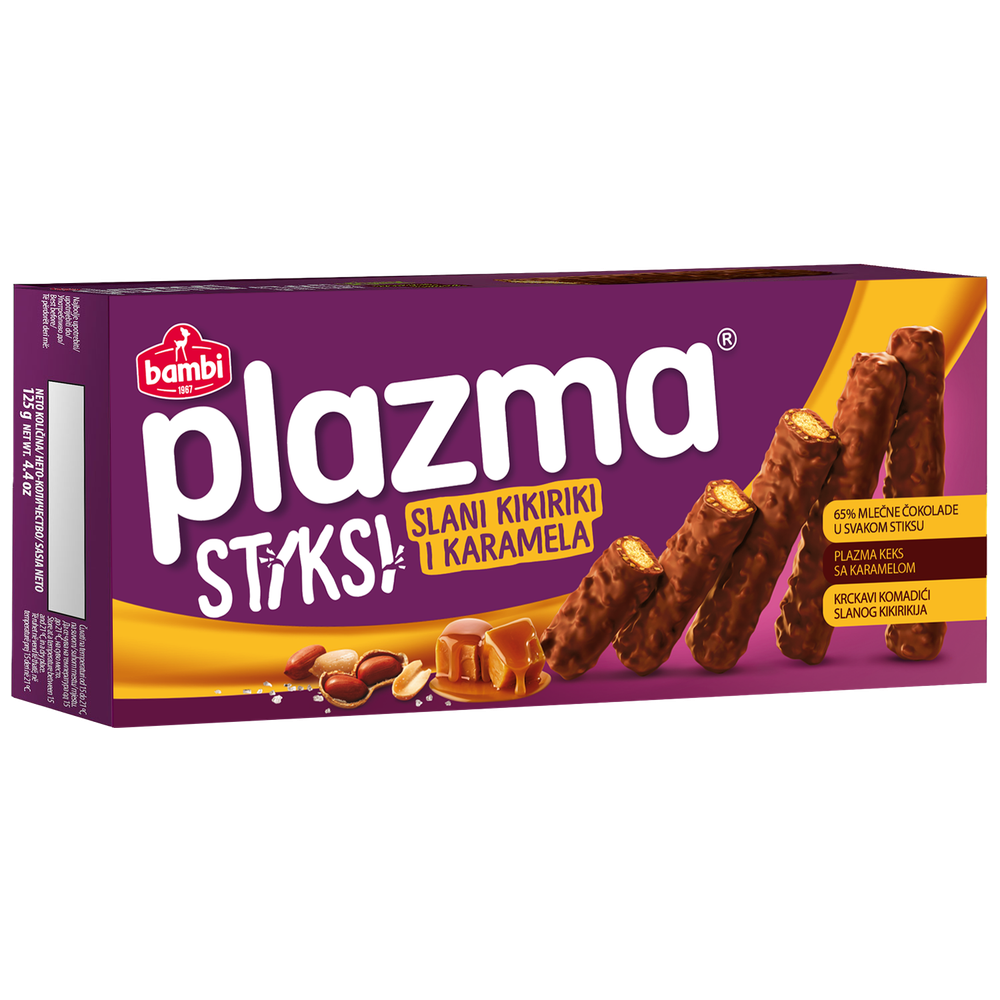 Plazma stiks kikiriki i karamela 120g slika 1