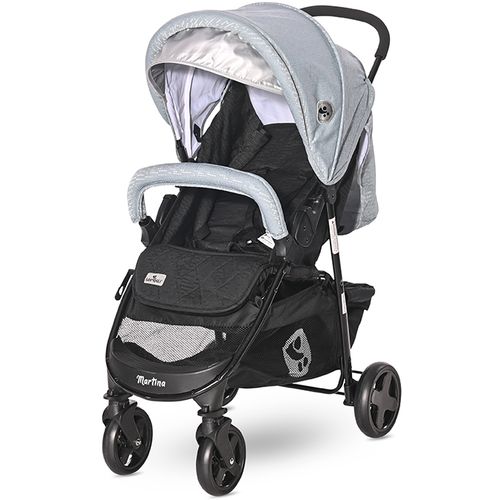 LORELLI MARTINA Kolica sa Zimskom Navlakom za Noge Black/Silver Blue (6mj+) - (do 15kg/96cm) slika 2