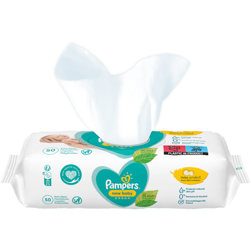 Pampers vlažne maramice new born single 50kom slika 3