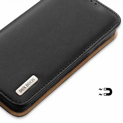 DUX DUCIS Hivo - kožna torbica novčanik za Samsung Galaxy S23 crna slika 3