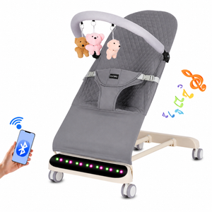 Višenamjenska ležaljka za bebe s Bluetooth funkcijom, glazbenim modulom i podesivim naslonom