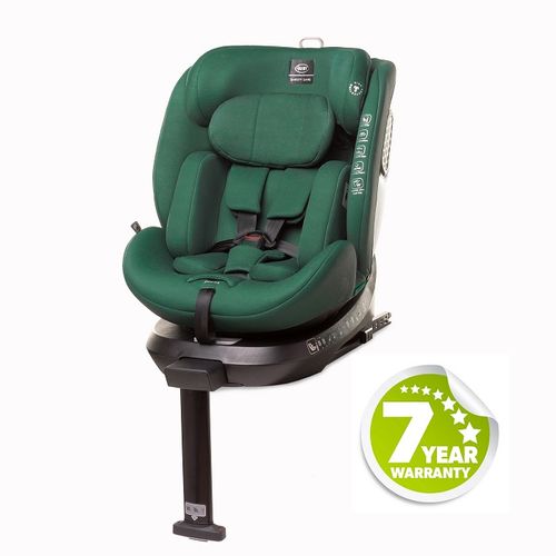 4BABY autosjedalica I-Size (40-150 cm) Enzo-fix dark green slika 1