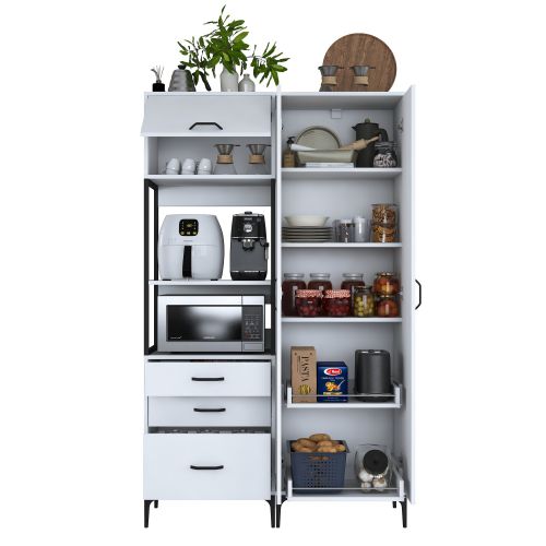 JE142 - 3106 White Multi Purpose Cabinet slika 12