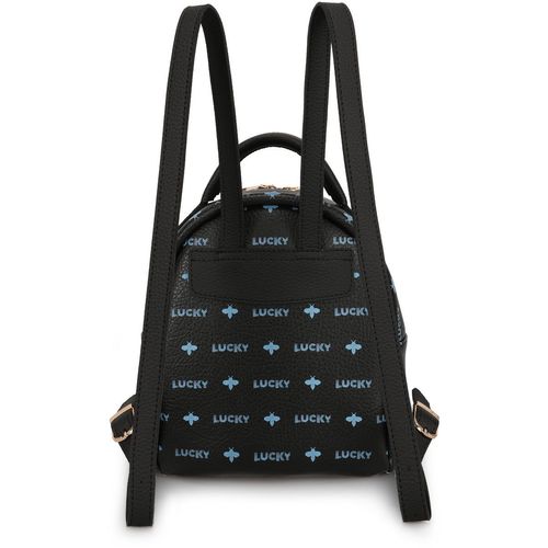 Lucky Bees Ženski ruksak ELLIE crno plavo, 338 - Black, Blue slika 3