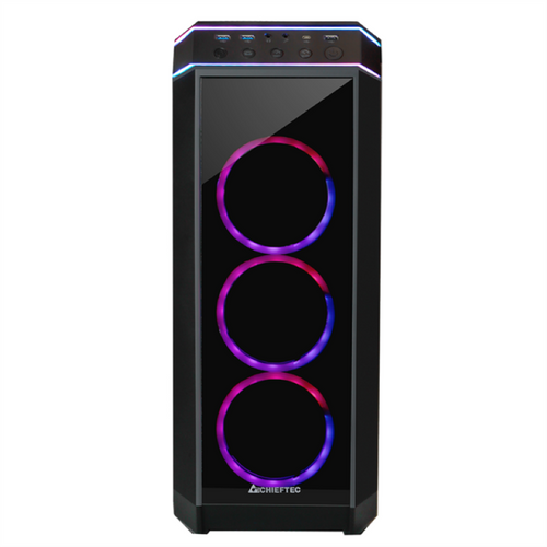 Chieftec STALLION II USB3.2 Type C ATX A-RGB kućište, crno slika 2