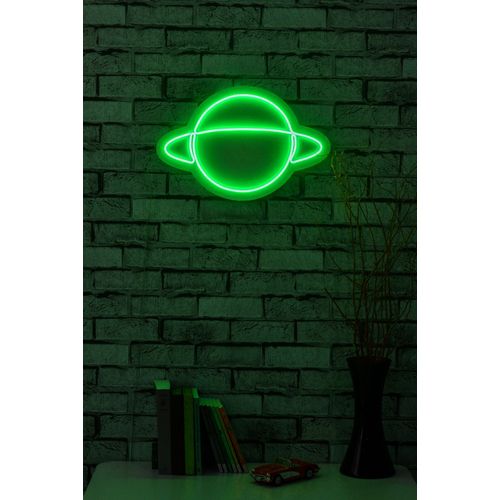 Wallity Ukrasna plastična LED rasvjeta, Saturn - Green slika 3