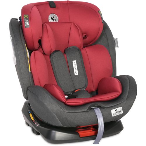 LORELLI LYRA Autosjedalica ISOfix SPS 360° Black & Red 0-12 godina/0-36 kg (0+/1/2/3) slika 2