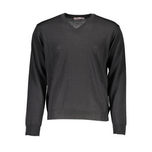 ROMEO GIGLI MEN'S BLACK SWEATER