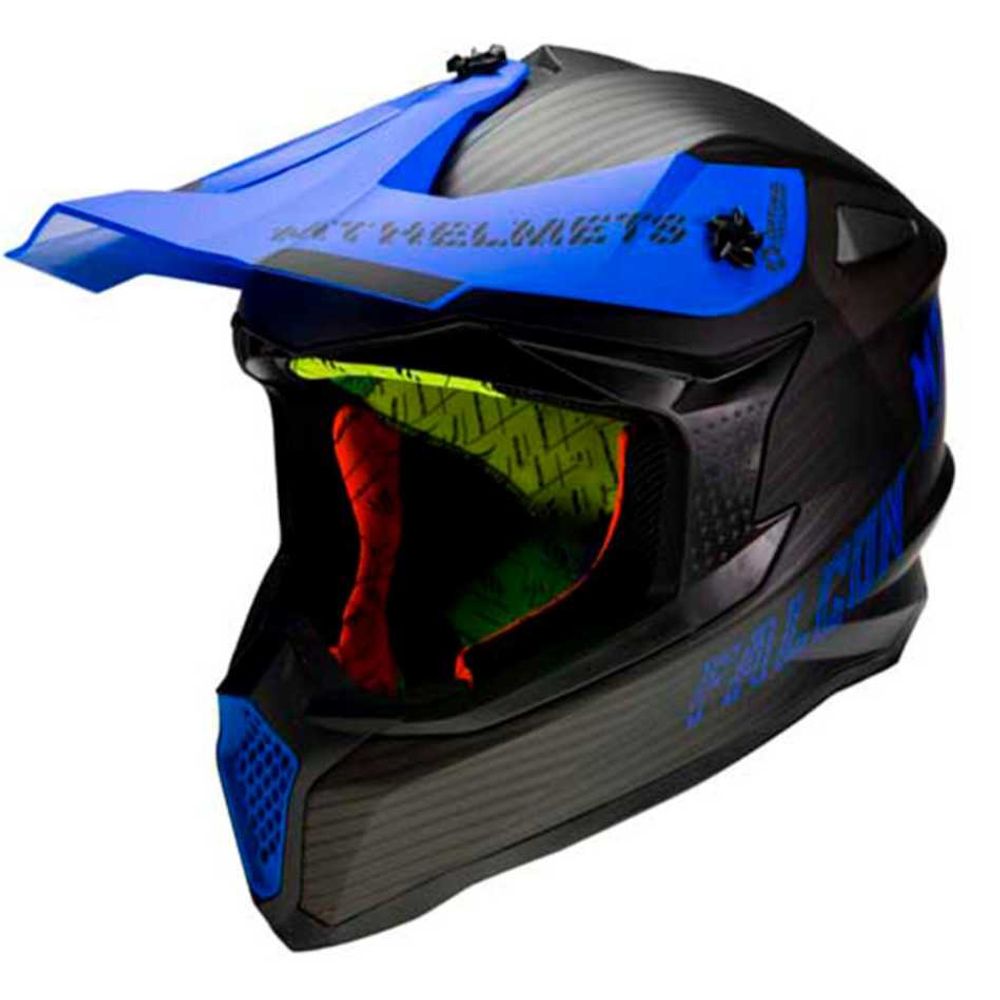 MT Helmets MT Falcon System D7 Matt Blue slika 1