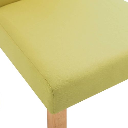 Blagovaonske stolice od tkanine 6 kom zelene slika 14