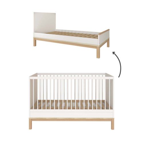 Faktum Loop kinderbet/krevet 140x70 cm, White-Oak slika 3