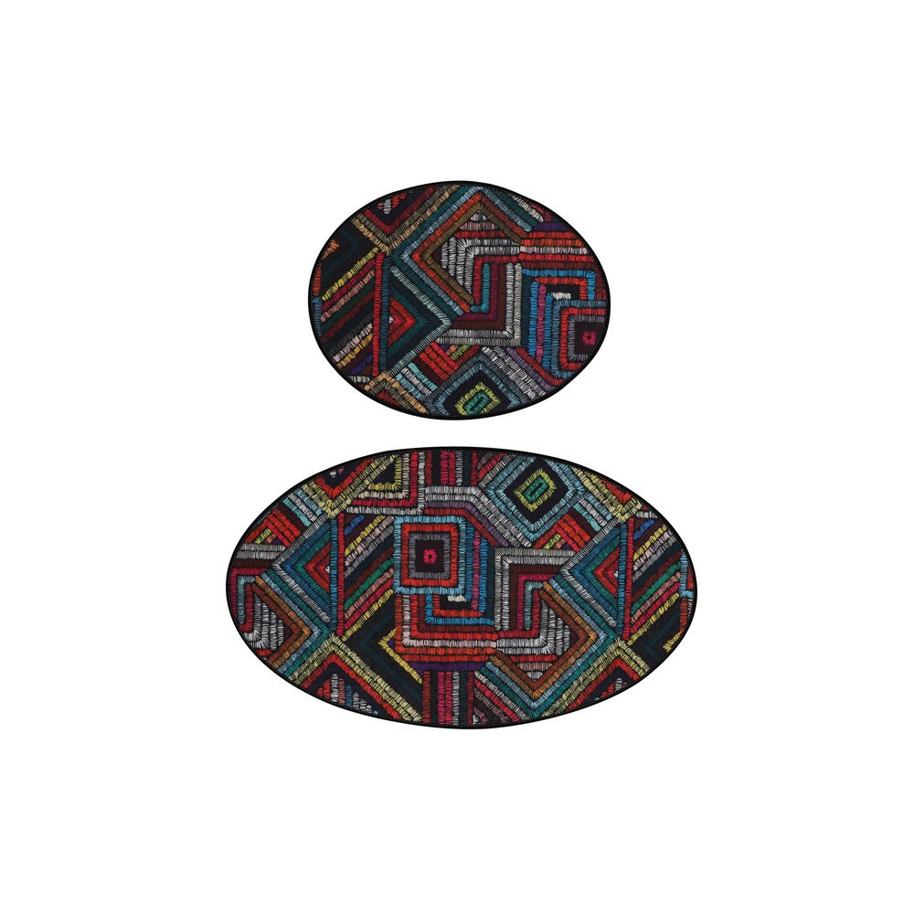 Set Kupatilskih Podmetača Maglie DJT Multicolor (2 Komada) slika 4