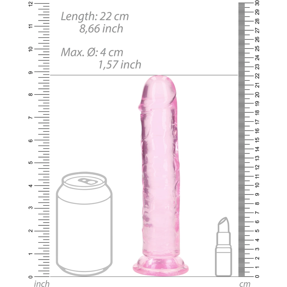 RealRock by Shots ravni realistični dildo s vakuumom - 8'' / 20 slika 6
