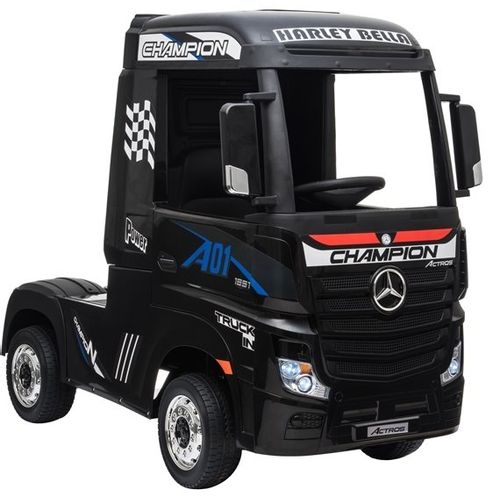 Licencirani Mercedes Actros crni - auto na akumulator slika 1