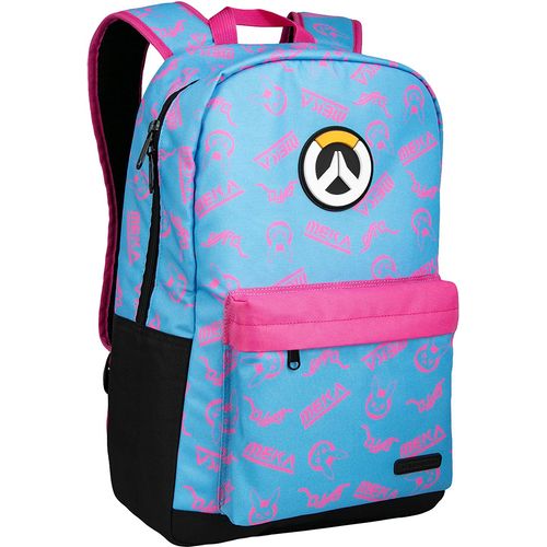 JINX Overwatch D.VA Splash Backpack Blue/Pink slika 1