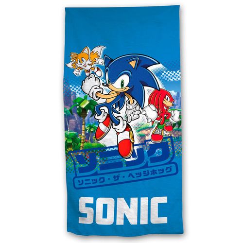 Sonic The Hedgehog microfibre beach towel slika 1