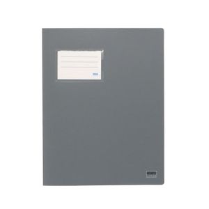 TipTop Office Fascikla sa Mehanikom & Prozor za karticu, A4 PP, Siva