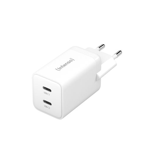 Intenso 40W GaN punjač s 2xUSB-C priključkom W40CC slika 1