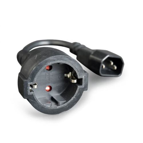 Gembird Power adapter cord (C14 male to Schuko female) slika 1