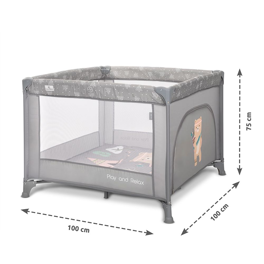 Lorelli Vrtić za bebe Play N Relax, Grey Adventure slika 13